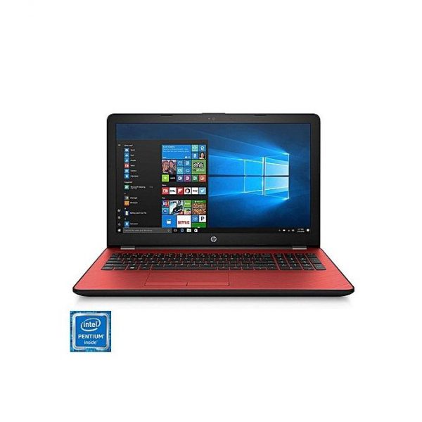 Hp Pavilion15 Intel Pentium Quad Core(4GB RAM 1TB HDD+ 32GB Flash, Mouse, USB Light) 15.6 Inch Windows 10 - Red