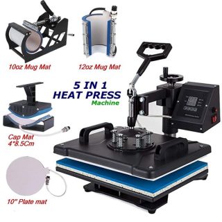 5 In 1 Multi-function Digital Heat Transfer Machine