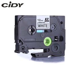 CIDY Tze 231 12mm Ribbon Tape Compatible  For Brother Label Printer P-touch Black On White 3 Pack