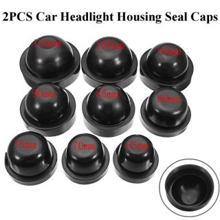 HID LED Headlight Car Dust Cover Rubber Waterproof Dustproof Sealing Headlamp Cover Cap 65mm 70mm 75mm 85mm 100mm 105mm