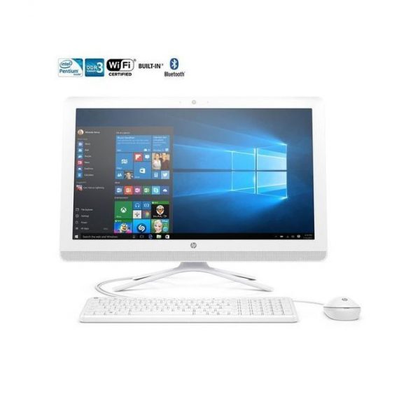 Hp 20 All-In-One Desktop Intel Core Dual Core(4GB RAM ,1TB HDD) DVD Writer - Win 10