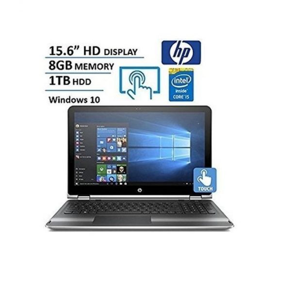 Hp Pavilion 15 Intel Core I5 2.5GHz (8GB RAM, 1TB HDD) 15.6-Inch Windows 10 Laptop- B&O Play, Keyboard Light + Free Bag- Mouse- Fashion Watch