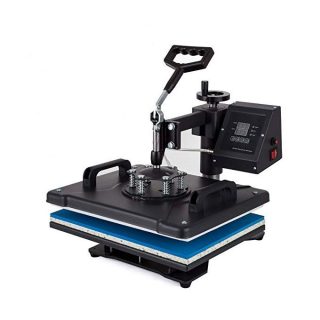 5 In 1 Digital Heat Press - Transfer Machine For T-Shirt/Mug/Cap/Hat/Plate