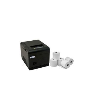 XPrinter Printer - 80mm POS Thermal Receipt Printer With Autocutter + 80mm Thermal Receipt