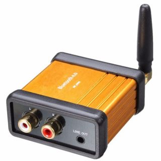 Bluetooth 4.2 Audio Receiver Amplifier Car Stereo Modify Support Low Delay - Golden Brown