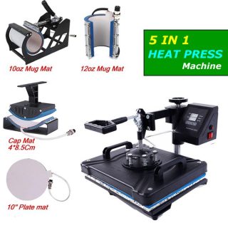 5in1 Digital Heat Press Machine
