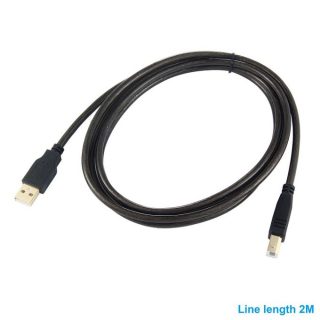 Louis Will USB Printer Cable, USB 2.0 Scanner Cord Type A Male To B Male Printer Scanner Lead For HP, Dell, Canon, Epson, Xerox, Lexmark Etc