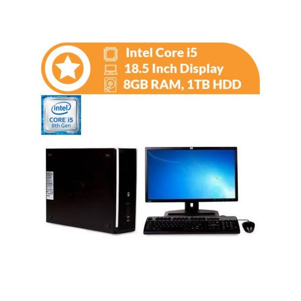 Hp 6300 Pro SFF Intel Core I5 (3.2gHZ) 8GB Ram 1TB HDD, Win 10 Pro & MS Office Pro Preloaded