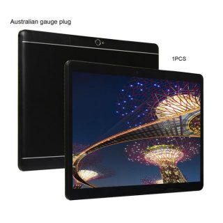 KT107 Round Hole Tablet 10.1 Inch Android 8.10 8G+64G Black Black
