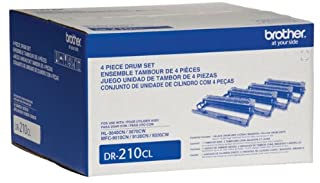 Genuine Brother DR210CL (DR-210CL) Drum Unit Set-by-Brother