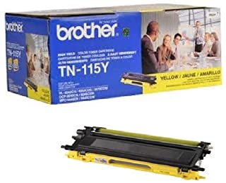 New Brother International Tn115y High Yield Yellow Laser Toner Cartridge Print Yields 4000 Pages
