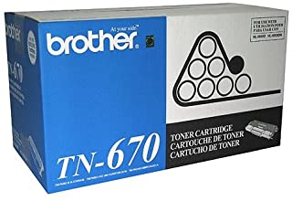 Brother Fax Toner For Brother HL650D, HL6050N, Yields 7500, Black (TN670)